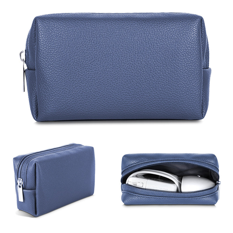 Electronic Organizer Mouse Power Bank Cable Storage Bag Waterproof Leather USB Flash Drive Storage Pouch Electronic Organizer Mouse Power Bank Cable Storage Bag Waterproof Leather USB Flash Drive Storage Pouch